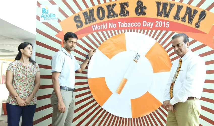 Apollo Cancer Hospital Launches “Smoke & Win” Campaign