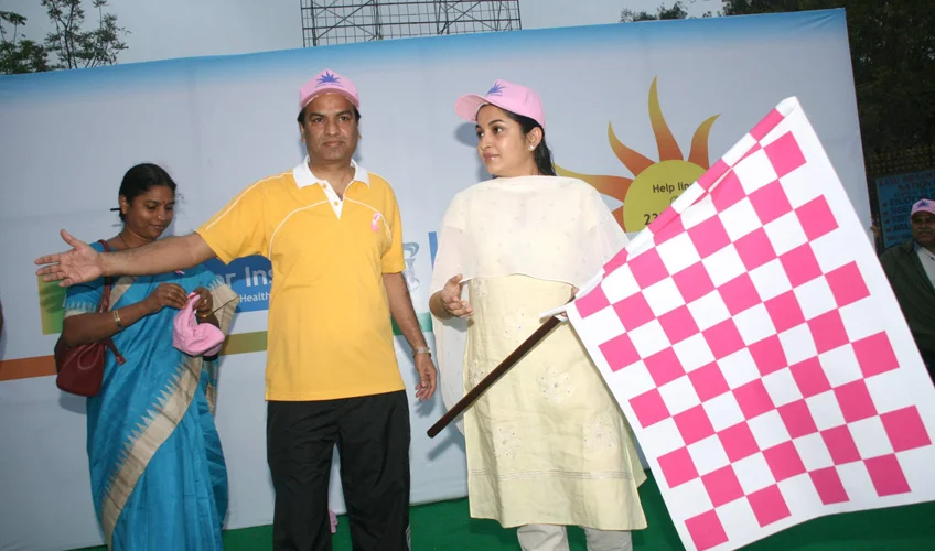 Breast Cancer Awareness Walk On The Eve Of World Cancer Day