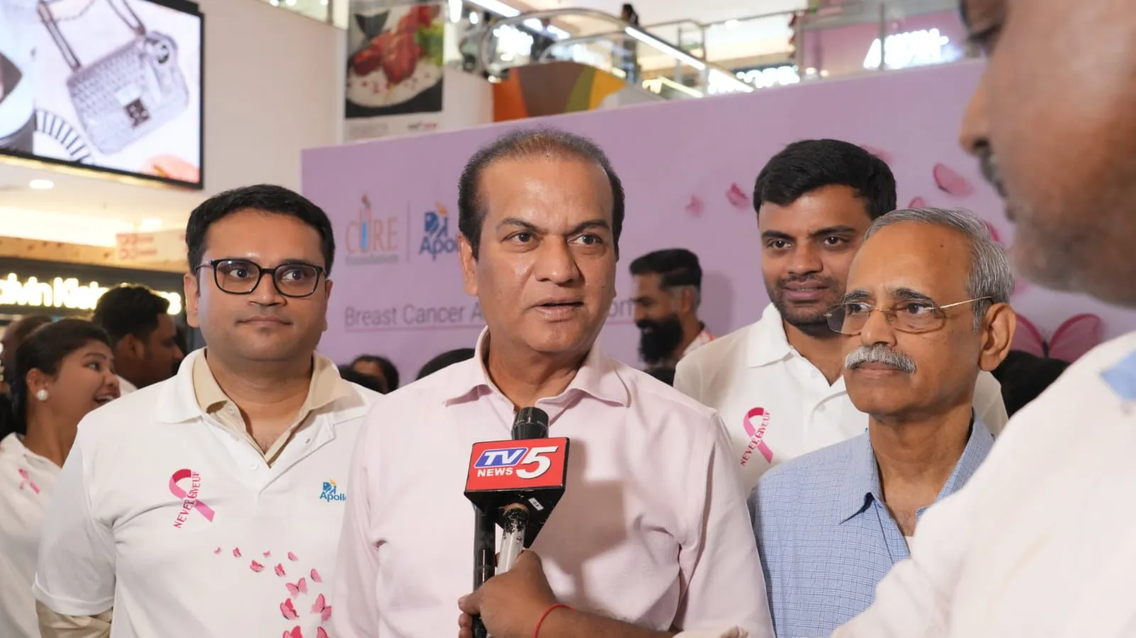 Breast Cancer Awareness Flash Mob at GVK One Mall