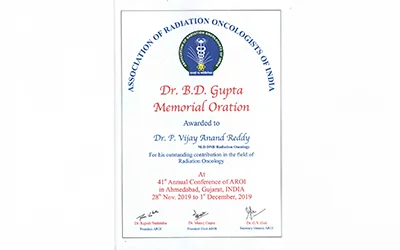 Dr. B. D. Gupta Memorial Oration Award